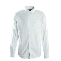Herren Hemd - Chemise Casual - White, 41, Weiß