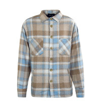 Herren Hemd - Flato Heavy Flanel san jose - Beige / Blue