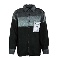 Herren Hemd - Flato Patch Heavy Flannel - Grey / Black, S, Grau