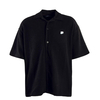 Herren Hemd - Libco Structured Knit - Black, XL, Schwarz