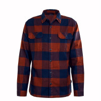 Herren Hemd - Organic MW Fjord Flannel Plaid - Brown