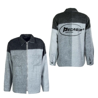 Herren Hemdjacke - Bale Logo Heavy Flannel Zip - Grey, M, Grau