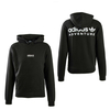 Herren Hoodie - ADV - Black, M, Schwarz