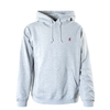 Herren Hoodie - One Point Hooded - Ash Heather, L, Grau