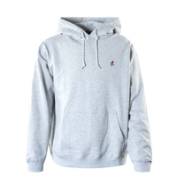 Herren Hoodie - One Point Hooded - Ash Heather, XL, Grau