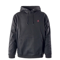 Herren Hoodie - One Point Hooded - Black, L, Schwarz