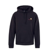Herren Hoody - American Script - Black, L, Schwarz