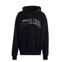 Herren Hoody - Gilford Oversized Washed - Black, M, Schwarz
