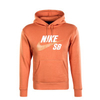 Herren Hoody - Icon Po Essential - Healing Orange / Amber Brown