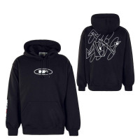 Herren Hoody - Rush Hour - Black / White