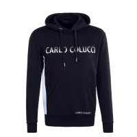 Herren Hoody C4410 201 Black White Grey
