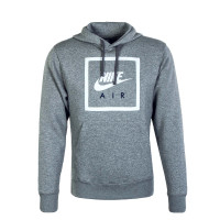 Herren Hoody Nike Air Grey White