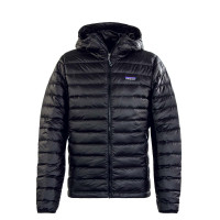 Herren Jacke - Down Hoody - Black