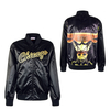 Herren Jacke - NBA Big Face 4.0 Satin - Chicago Bulls, M, Schwarz
