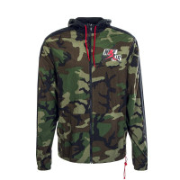 Herren Jacke JMC CU2030 Camouflage Windbreaker Olive Red