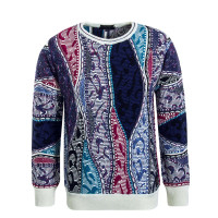 Herren Knit C10601 Blue Lila