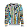 Herren Knit C9702 White Orange Yellow