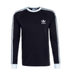 Herren Longsleeve - 3 Stripes GN3478 - Black