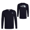 Herren Longsleeve - Easy- Black Zinc Grey