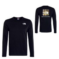 Herren Longsleeve - Red Box - Black