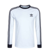Herren Longsleeve 3-Stripes T White Black