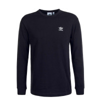 Herren Longsleeve B+F Trefoil Black White