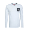 Herren Longsleeve Fine White