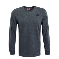 Herren Longsleeve Simple Dome Grey