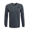 Herren Longsleeve Simple Dome Grey