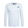 Herren Longsleeve Simple Dome White