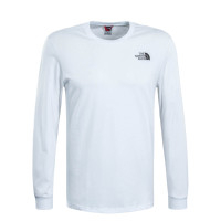 Herren Longsleeve Simple Dome White