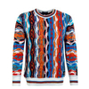 Herren Pullover - C9006 591 - Blue / Red / Orange