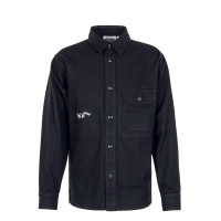 Herren Shirtjacke - On U Sound Shirt - Black