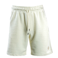 Herren Short - Briscoe Structured Knit - Beige, S, Beige
