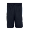 Herren Short Air Dry Knit Black White