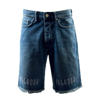 Herren Shorts - Elder Jeans - Vintage Blue, 34, Blau