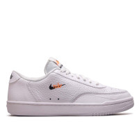 Herren Sneaker Court Vintage Prem White Black Total Orange