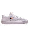 Herren Sneaker Court Vintage Prem White Black Total Orange