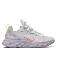 Herren Sneaker React Element 55 White Crimson Blue