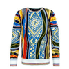 Herren Strickpullover - C9815 592 - White / Green / Sky / Yellow