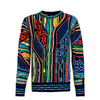 Herren Strickpullover - C9916 101 - Navy / Yellow / Red