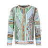 Herren Strickpullover - C9916 591 - White / Green