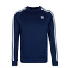 Herren Sweat 3-Stripes Crew Navy White