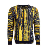 Herren Sweat C9803 211 Black Grey Gold