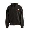 Herren Sweatjacke - American Script - Black, M, Schwarz