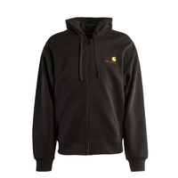 Herren Sweatjacke - American Script - Black, XL, Schwarz