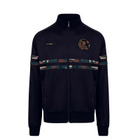 Herren Sweatjacke - Camo Tracktop - Black