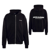 Herren Sweatjacke - Colne Logo Oversized - Black, S, Schwarz