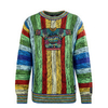 Herren Sweatshirt - C11603 - Green / Yellow / Red / Blue