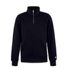 Herren Sweatshirt - Chase Neck Zip - Black / Gold